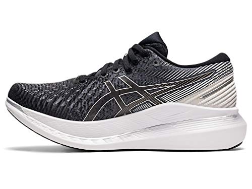 ASICS Women's Glideride 2 Running Shoes, 11M, Black/White