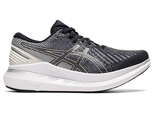 ASICS Women's Glideride 2 Running Shoes, 11M, Black/White