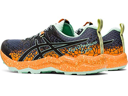 ASICS Zapatillas de running Fujitrabuco Lyte para mujer, gris (Metrópolis/Orange Pop), 37 EU