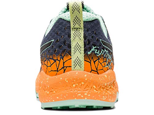 ASICS Zapatillas de running Fujitrabuco Lyte para mujer, gris (Metrópolis/Orange Pop), 37 EU