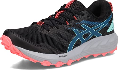 ASICS Zapatillas de running Gel-Sonoma 6 para mujer, Negro/Deep Sea Teal, 39 EU