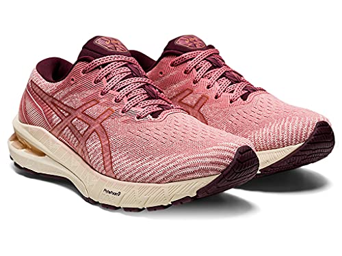 ASICS Zapatillas de running GT-2000 10 para mujer, Rosa ahumado/bronce puro, 36 EU