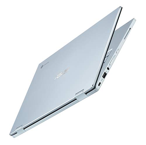 ASUS Chromebook Flip Z3400FT-AJ0111 - Ordenador portátil de 14" FullHD (Intel Core M3-8100Y, 8GB RAM, 64GB EMMC, Intel UHD Graphics 615, Chrome OS) Plata - Teclado QWERTY Español