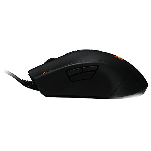ASUS Strix Claw (Dark Edition) - Ratón Gaming ergonómico para diestros (interruptores Omron, Sensor óptico de 5000 dpi), Color Negro