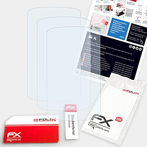 atFoliX Lámina Protectora de Pantalla Compatible con Bryton Rider 860 Película Protectora, Ultra Transparente FX Lámina Protectora (3X)