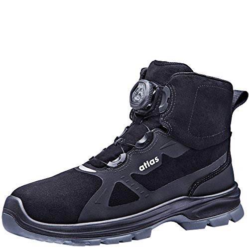 ATLAS - the shoe company XC BOA 815 S3 ESD EN ISO 20345 SRC - Botas de seguridad, color Negro, talla 46 EU