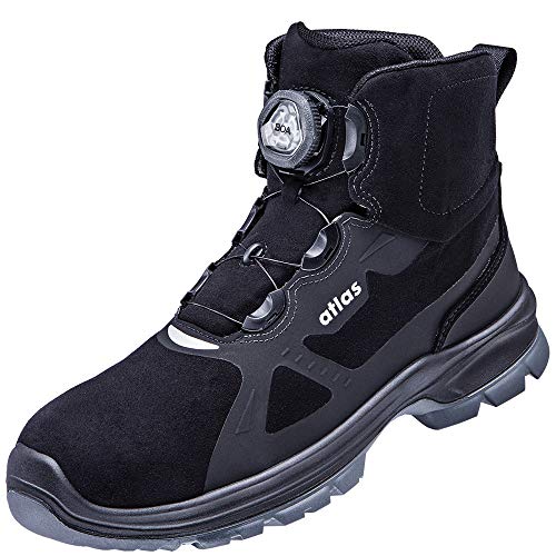 ATLAS - the shoe company XC BOA 815 S3 ESD EN ISO 20345 SRC - Botas de seguridad, color Negro, talla 46 EU