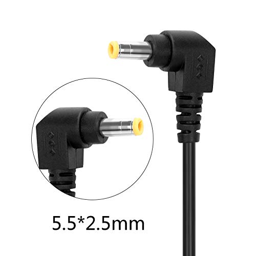 ATTNINE 19V 3,42A 65W Cargador de portátil para ASUS X551 X551M X551MA X551CA X551MAV AD883P20 y más Cable Adaptador de Fuente de alimentación de 5,5 x 2,5 mm