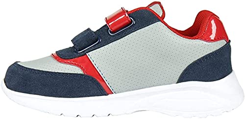 Avengers Zapatillas Deportivas para Niños, Zapatos con Luces, Deportivas Ligeras, Cierre de Velcro Fácil, Regalo para Niños, Talla EU 24