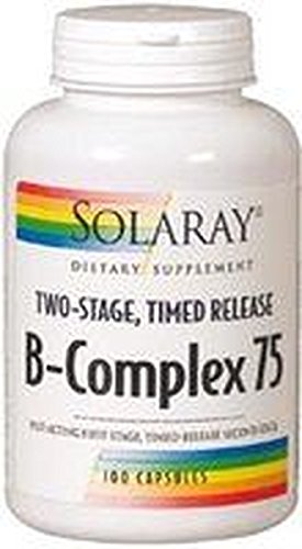 B Complex 75 Acción Retardada 100 cápsulas de Solaray