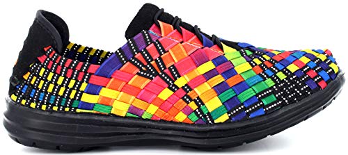 B M BERNIE MEV NEW YORK Victoria Casual Zapatillas Deportivos para Mujer, Multicolore (Black Multi), 41 EU