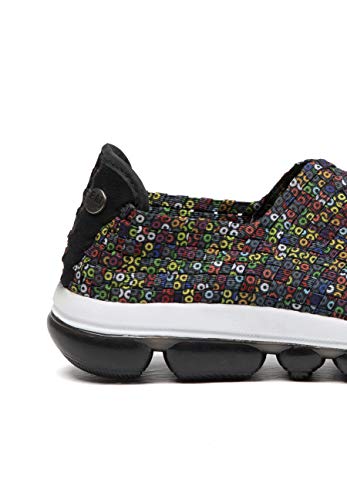 B M Bernie Mev New York Women's Gummies Gem Flat - Gummies Gem es una Deportiva, Ultra Ligera, Confort, perfercto para Caminar, con Plantilla de Memory Foam y Suela Ultra Ligero (39 EU, Dazzle)