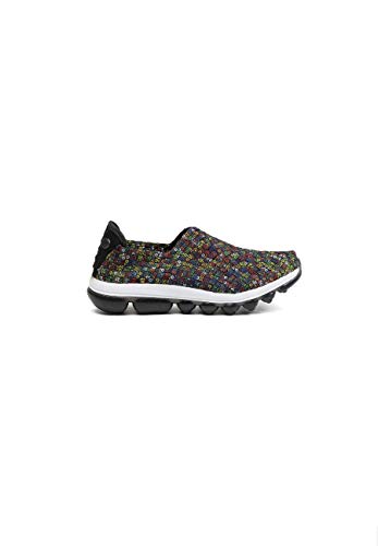 B M Bernie Mev New York Women's Gummies Gem Flat - Gummies Gem es una Deportiva, Ultra Ligera, Confort, perfercto para Caminar, con Plantilla de Memory Foam y Suela Ultra Ligero (39 EU, Dazzle)