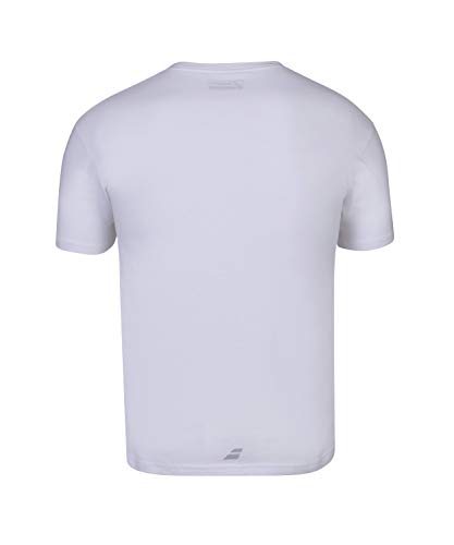 Babolat Exercise tee Men Camiseta, Hombre, White/White, L