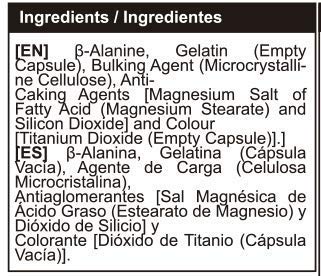 B.ALANINE la β-Alanina es considerada un suplemento deportivo efectivo y seguro para reducir la fatiga muscular y mejorar el rendimiento.