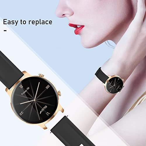 Banda de Reloj Inteligente de 20 mm, Nemheng N1 Smart Watch Correa para Mujer y Hombre, Correas de Repuesto de Reloj de Silicona Ajustable