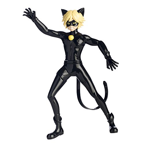 Bandai 39732 - Figura articulada Cat Noir en acción, 19 cm