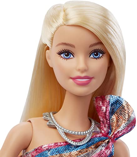 Barbie Malibú Muñeca rubia con guitarra de juguete y accesorios de música, regalo para niñas y niños +3 años (Mattel GYJ23)