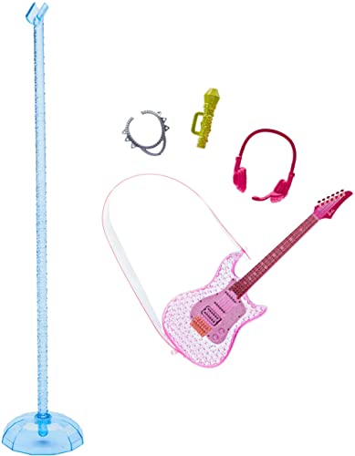 Barbie Malibú Muñeca rubia con guitarra de juguete y accesorios de música, regalo para niñas y niños +3 años (Mattel GYJ23)