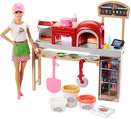 Barbie Quiero Ser pizza chef, muñeca y accesorios de juguete, regalo para niñas y niños 3-9 años (Mattel FHR09) , color/modelo surtido