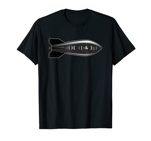 Bash Fork Bomb para los geeks de Linux Camiseta