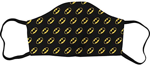 Batman ACBATMBMS003_K Mascarilla, All-Over, Enfant Unisex Adulto