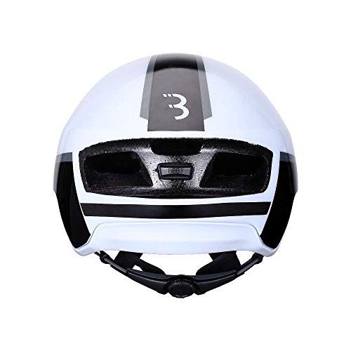 BBB Tithon Casco Ciclismo Carretera, Hombre, Blanco Mate, L