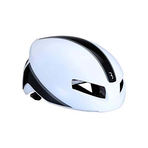 BBB Tithon Casco Ciclismo Carretera, Hombre, Blanco Mate, L