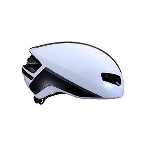 BBB Tithon Casco Ciclismo Carretera, Hombre, Blanco Mate, L