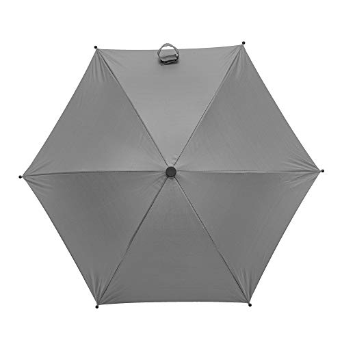 Bebé Sombrilla Compatible con Hauck silla de paseo para cochecito de bebé, color gris