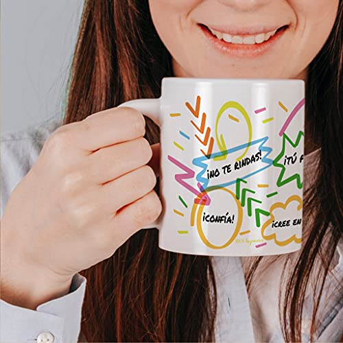 BEE INGENIOUS taza opositor taza opositora taza personalizada con nombre. Opositores regalos para opositores Tazas de desayuno tazas personalizadas (Una plaza es tuya)