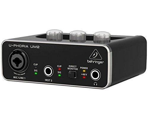 Behringer U-PHORIA UM2 Equipos de música adicionales Negro