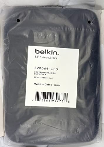Belkin B2B064-C00 - Maletín para MacBook Air 13", compatible con otros dispositivos de 13", color negro