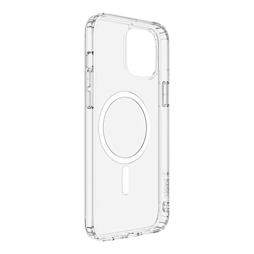 Belkin - Funda para iPhone 12 Pro Max compatible con MagSafe (revestimiento antimicrobiano, integra imanes y un borde realzado antigolpes para proteger la cámara)