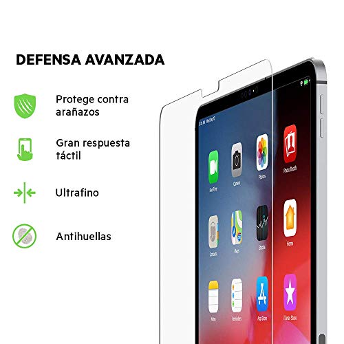 Belkin ScreenForce TemperedGlass protector de pantalla para iPad Pro 11 (protección de pantalla para iPad Pro 11, también compatible con iPad Air 4.ª generación)