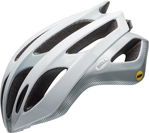 BELL Falcon MIPS Casco de Bicicleta, Unisex-Adultos, Blanco y Gris, Extra-Large