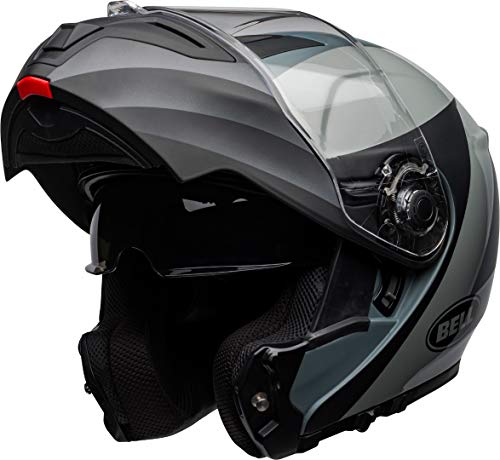 BELL HELMET SRT MODULAR PRESENCE MATTE/GLOSS BLACK/GREY M