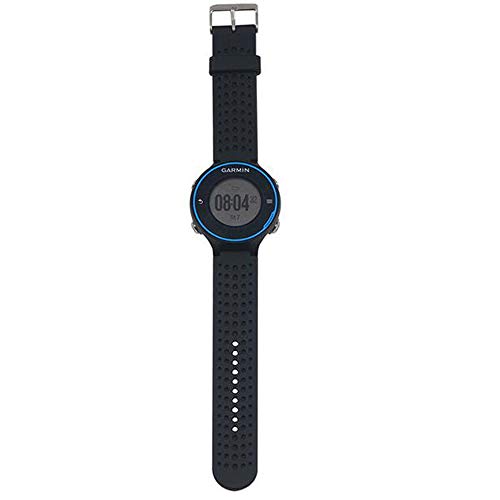 Bemodst Correa Strap para Reloj Garmin Forerunner 220 230 235 630 620 735, Pulsera de Silicona Brazalete de Reemplazo Banda de Repuesto para Hombre Mujer (Negro)