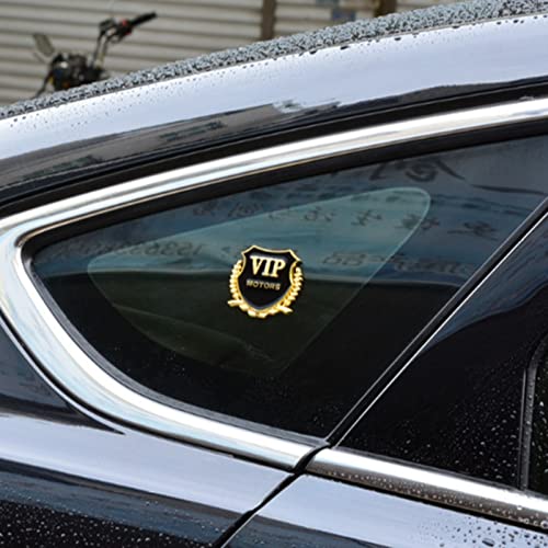 BEOKNL 2pcs Coche Estilo 3D Logo Motores VIP Calcomanía de la Etiqueta for FX35 FX37 EX25 G37 G35 G25 Q50 QX50 EX37 FX45 G20 (Color Name : Silver)