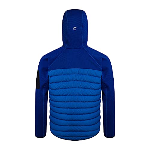 Berghaus Chaqueta híbrida Pravitale para hombre RRP £120, Lapis Blue/Sodalite Blue, XS