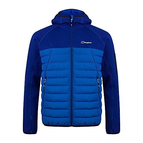 Berghaus Chaqueta híbrida Pravitale para hombre RRP £120, Lapis Blue/Sodalite Blue, XS