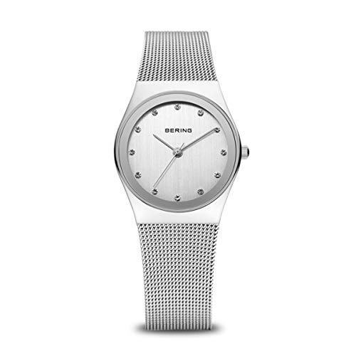 BERING Reloj Analógico Classic Collection para Mujer de Cuarzo con Correa en Acero Inoxidable y Cristal de Zafiro 12927-000