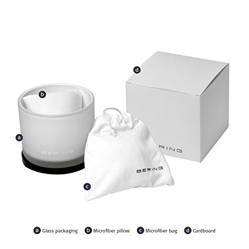 BERING Reloj Analógico Classic Collection para Mujer de Cuarzo con Correa en Acero Inoxidable y Cristal de Zafiro 12927-000