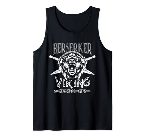 Berserker Vikingo Bear Norse Heritage Camiseta sin Mangas