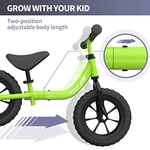 besrey Bici sin Pedales para niño Bicicleta sin Pedales de 2-5 años - Verde