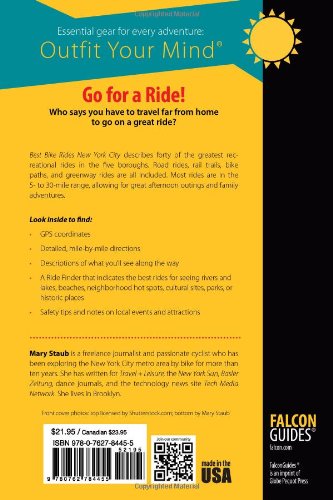 Best Bike Rides New York City: Great Recreational Rides In The Five Boroughs (Best Bike Rides Series) [Idioma Inglés]