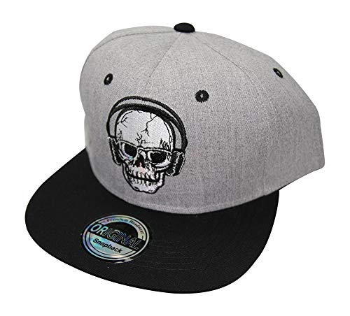 beybey Gorra con diseño de calaveras. Diseño moderno para un aspecto increíble. Rock Talla única