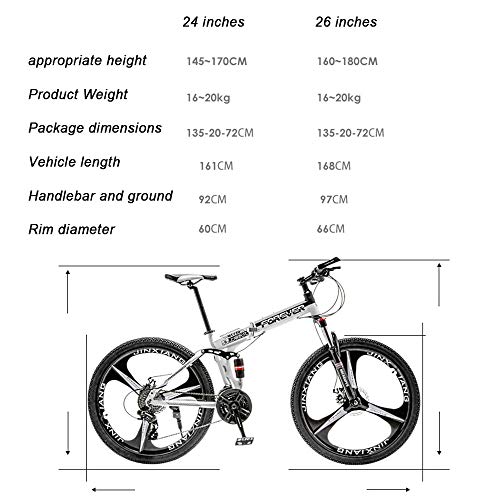 Bicicleta De Montaña Todo El Terreno Alto-Acero Al Carbono MTB Ligero 30 Velocidad Velocidad Variable Freno De Disco Doble 26 Pulgadas Bicicleta Velocidad B-30 24 Pulgadas