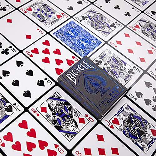 Bicycle Cobalt (Blue) Metal Luxe Playing Card Deck - Version 2