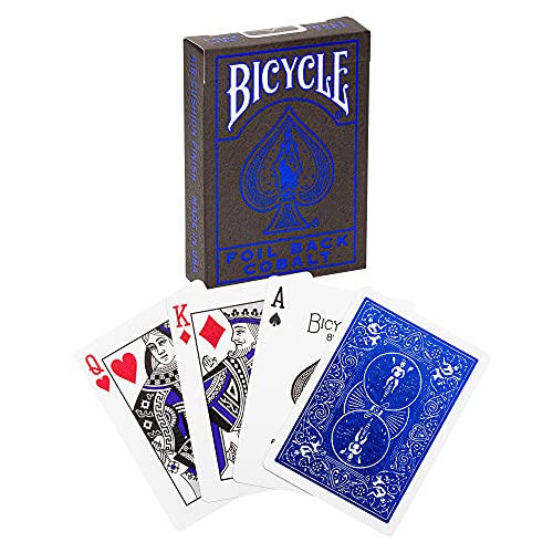 Bicycle Cobalt (Blue) Metal Luxe Playing Card Deck - Version 2